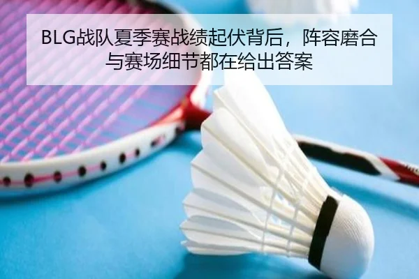 BLG战队夏季赛战绩起伏背后，阵容磨合与赛场细节都在给出答案